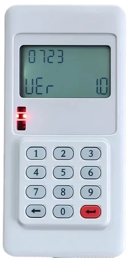 CIU keypad for offline token recharge