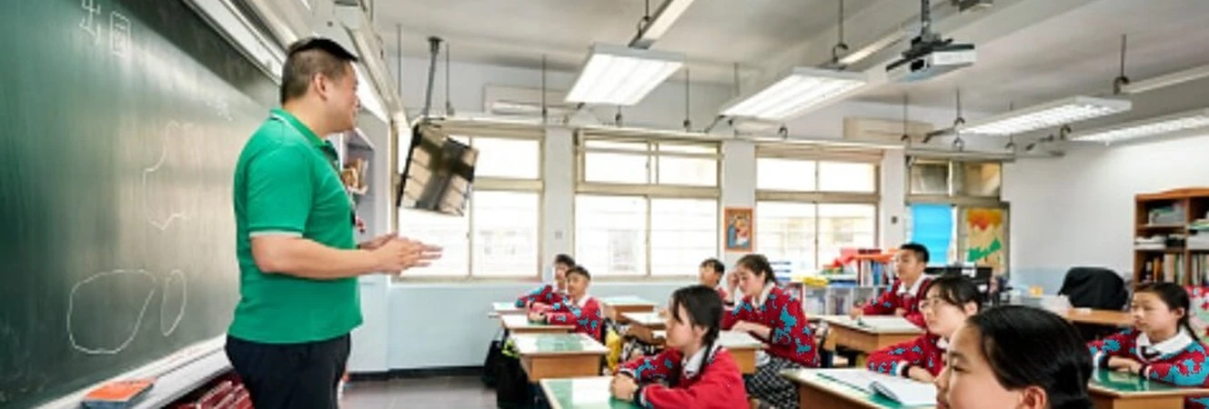 Smart classroom in use